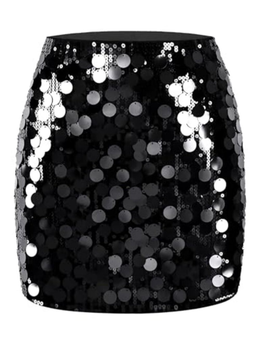 Sequin Bodycon Mini Skirt Stretchy High Waist Party Clubwear